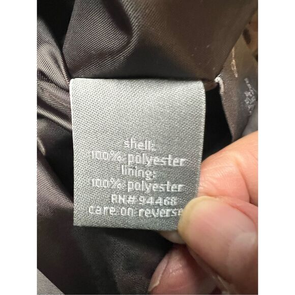 Braetan Womans Brown * Collared * Double Brested Jacket Sz L NWOT - Picture 4 of 6